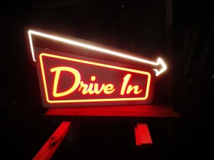 Drive-in sign